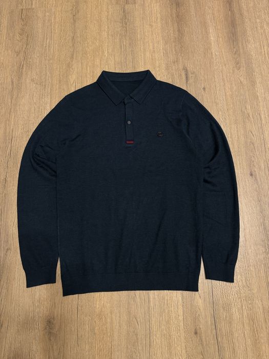 Светр поло Guci зі шерсті