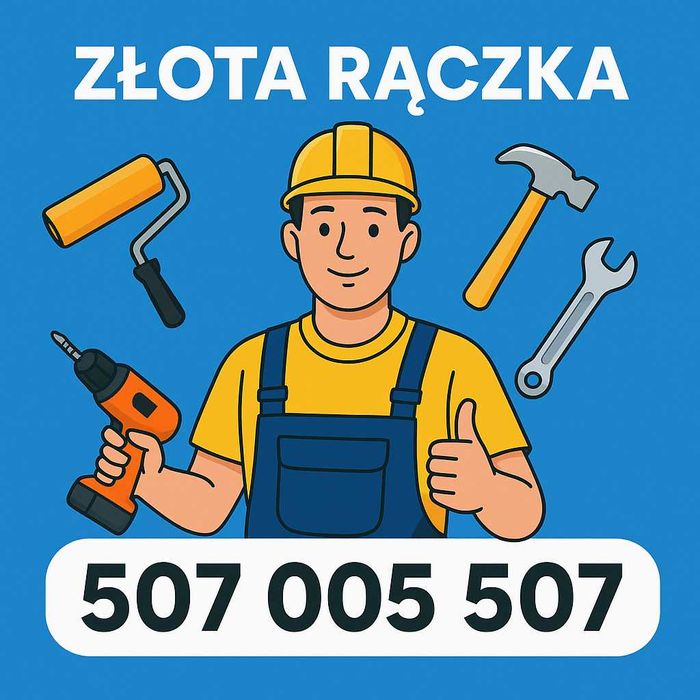 ZŁOTA RĄCZKA – montaż mebli, malowanie, hydraulik, elektryk, naprawy