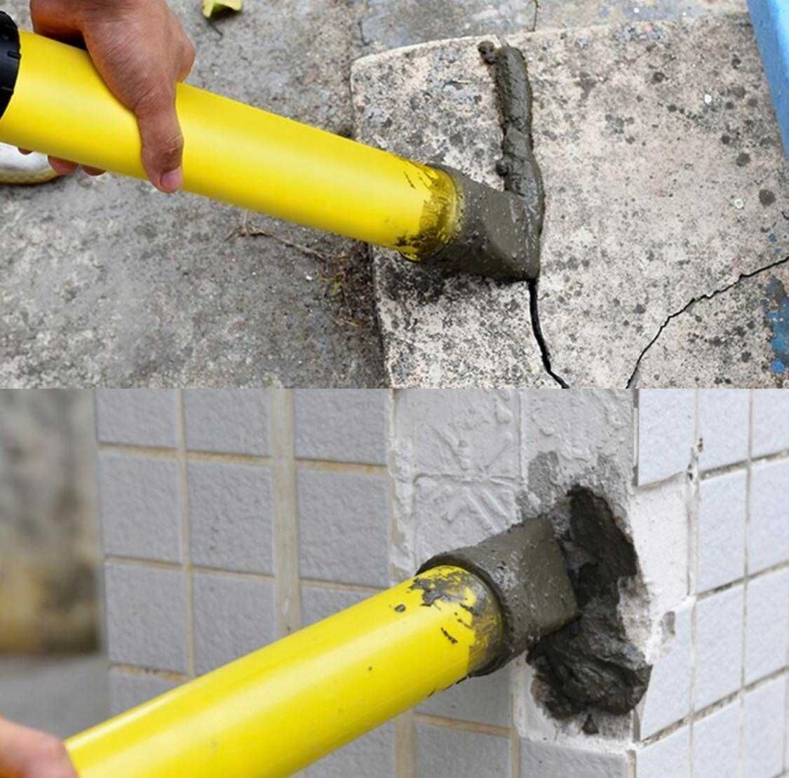 WYCISKACZ BUDOWLANY pompka do klejenia tyk zaprawa cement 61cm