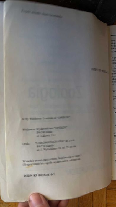 Biologia Lewińskiego - zoologia.
