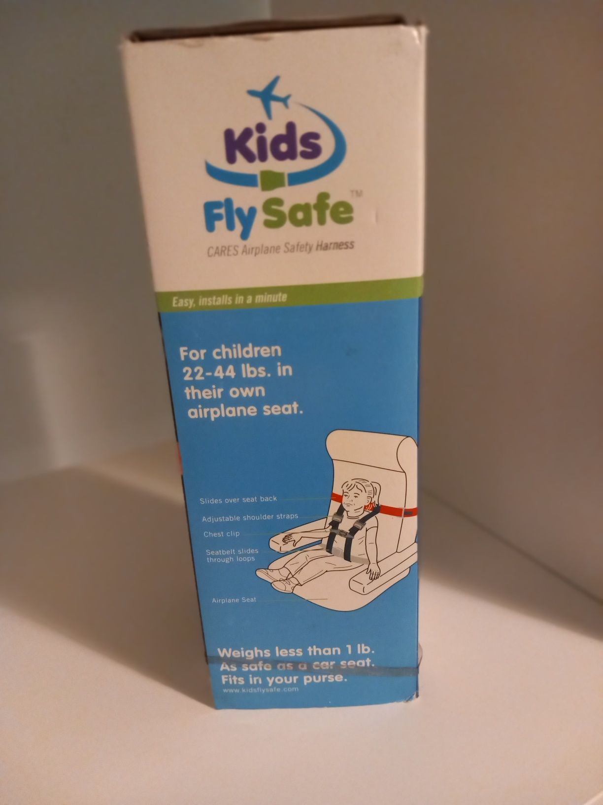 Kids Fly Safe – Arnês de Segurança para Avião