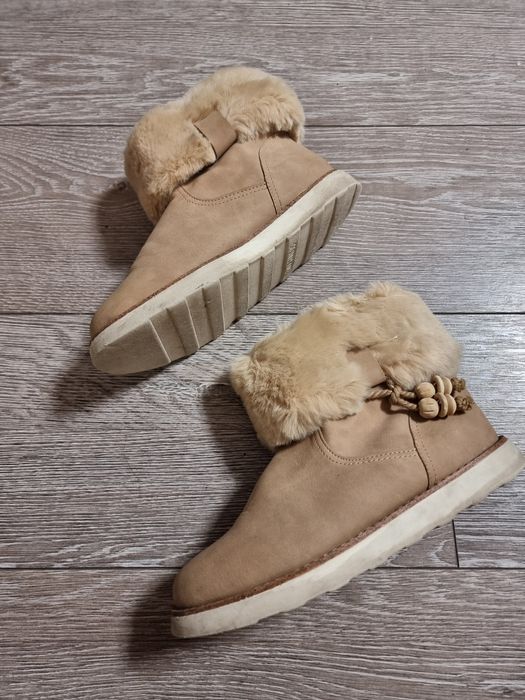 Чоботи жіночі, дитячі Zara зимові 35р