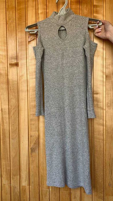 Плаття довге трикотажне