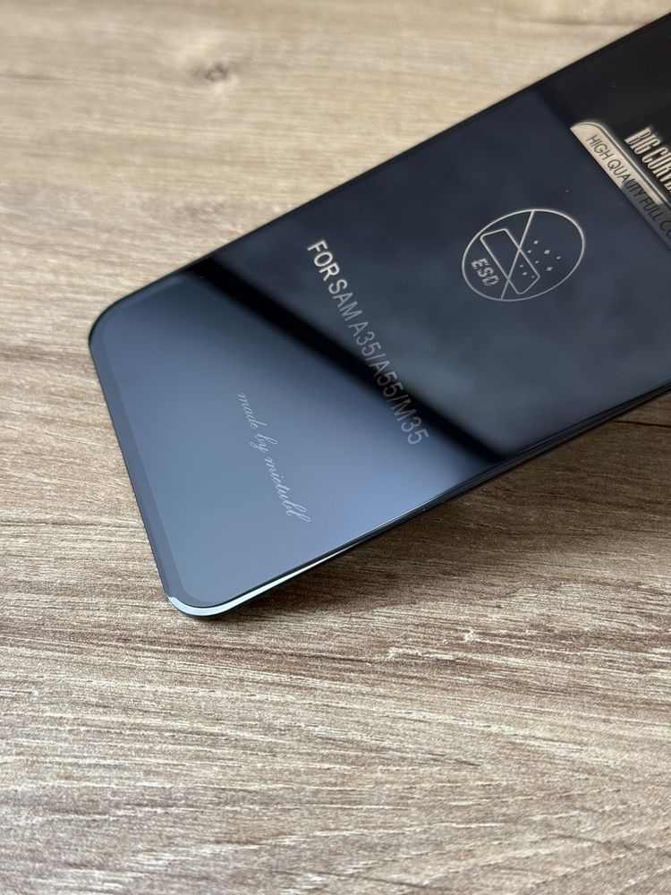 Захисне скло Samsung A35/ M35/ A55. Защитное стекло самсунг все модели