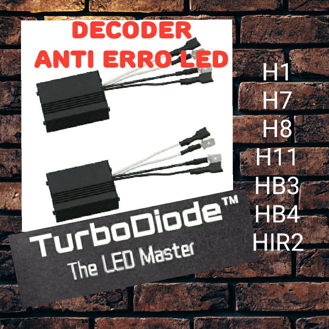 Decoder Canbus para Led H1 H7 H11 HB3 HB4 HIR2 H8 H9 H3