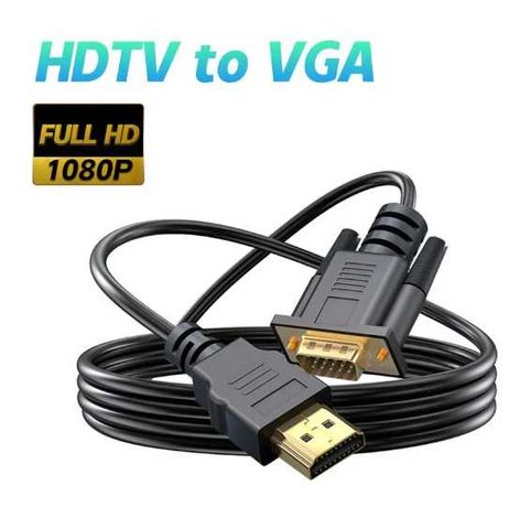 Кабель HDMI-VGA 1080P 60 Гц HDMI-VGA адаптер цифро-аналоговый