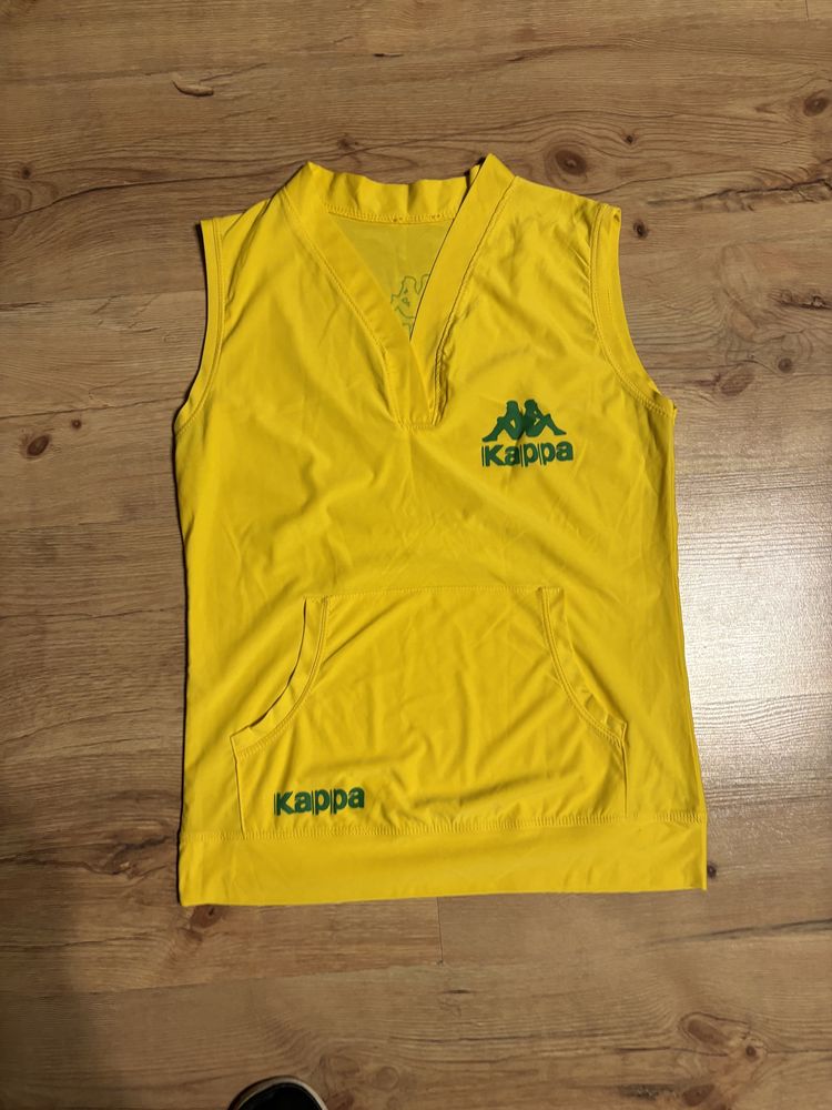 Żółta koszulka sportowa Kappa