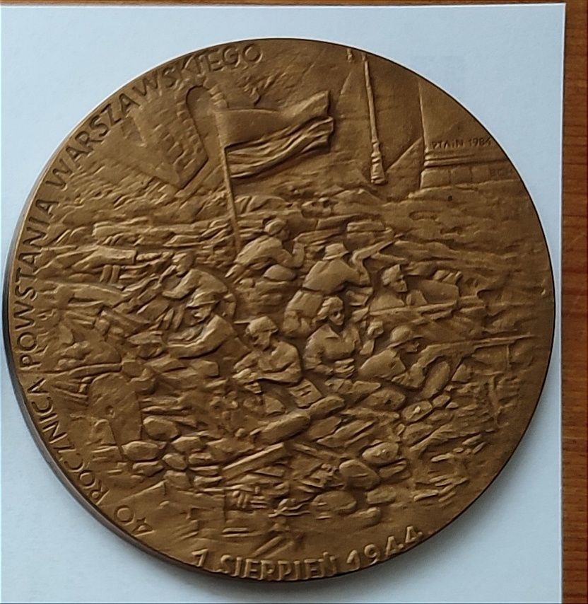 medal 40 rocznica powstania warszawskiego