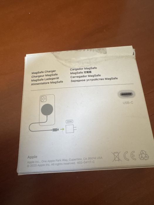 Caixa de megsafe cherger Apple original