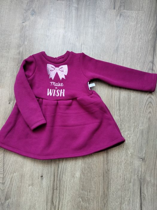 Тепла сукня на 12-18 міс