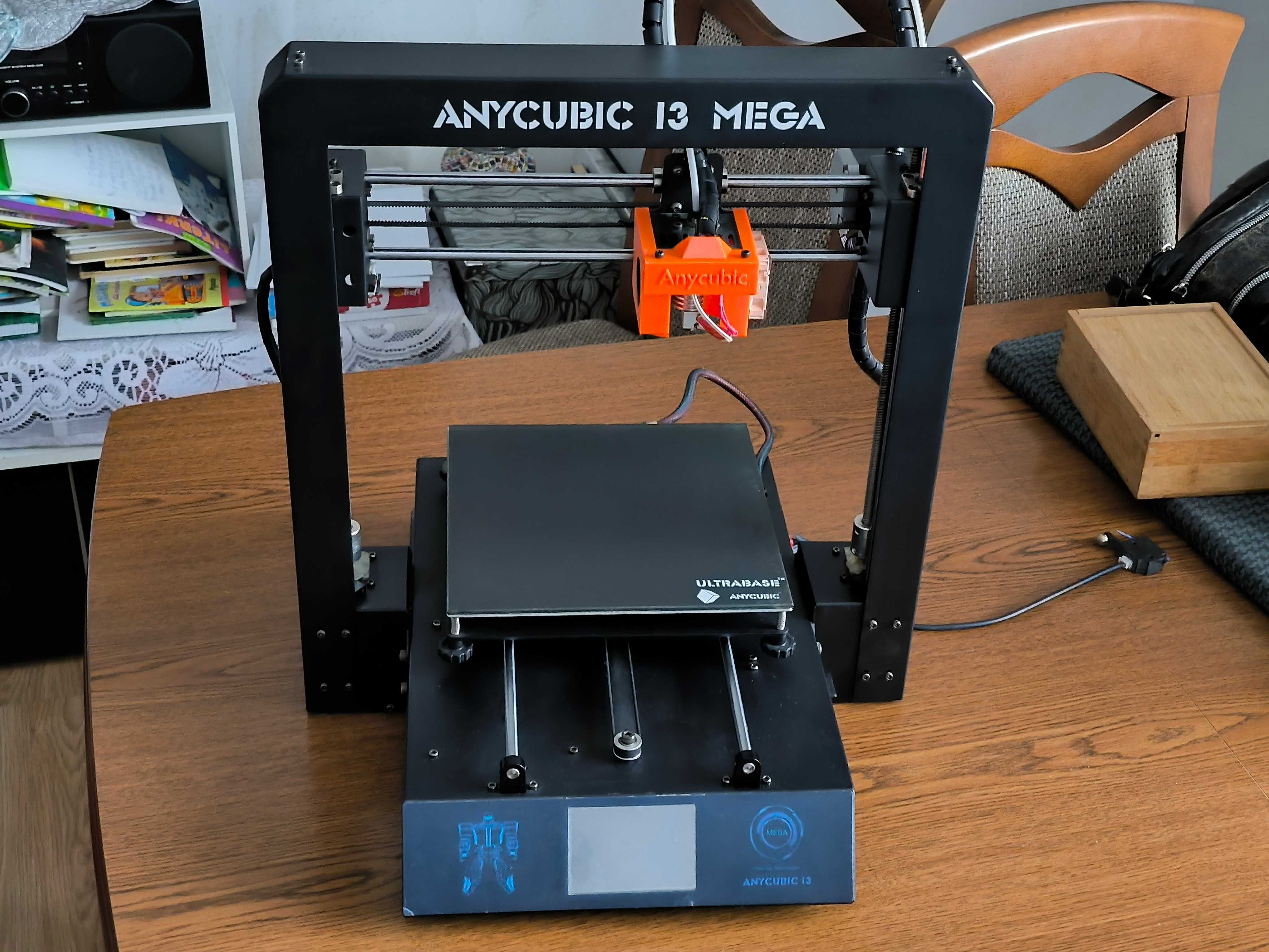 Drukarka 3D Anycubic I3 Mega, po mocnym tuningu.