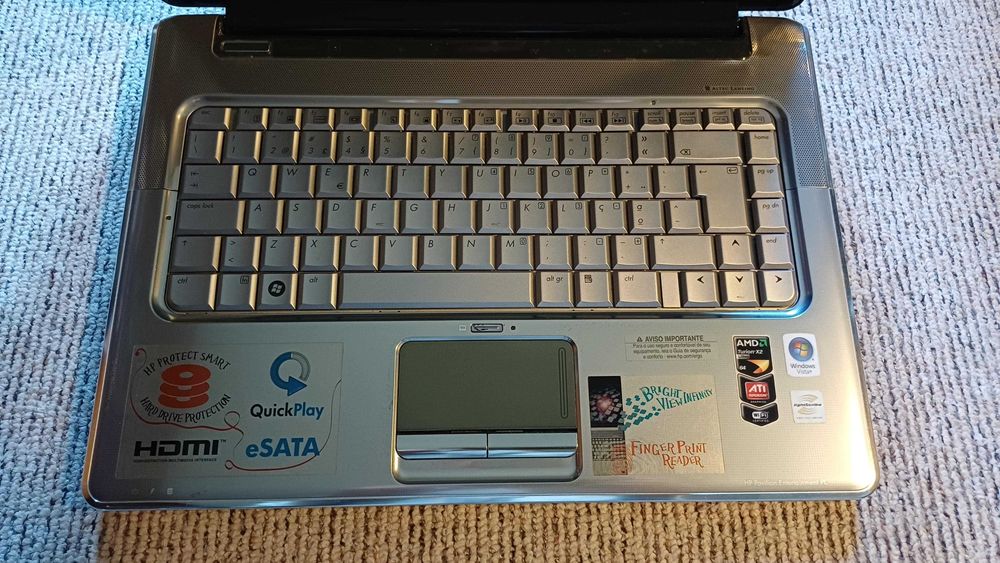 Computador Portátil HP (Avariado, Para peças)