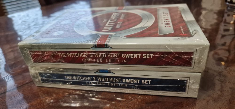Wiedzmin witcher Karty Gwint. Serca z Kamienia Krew i wino.  Limitowan