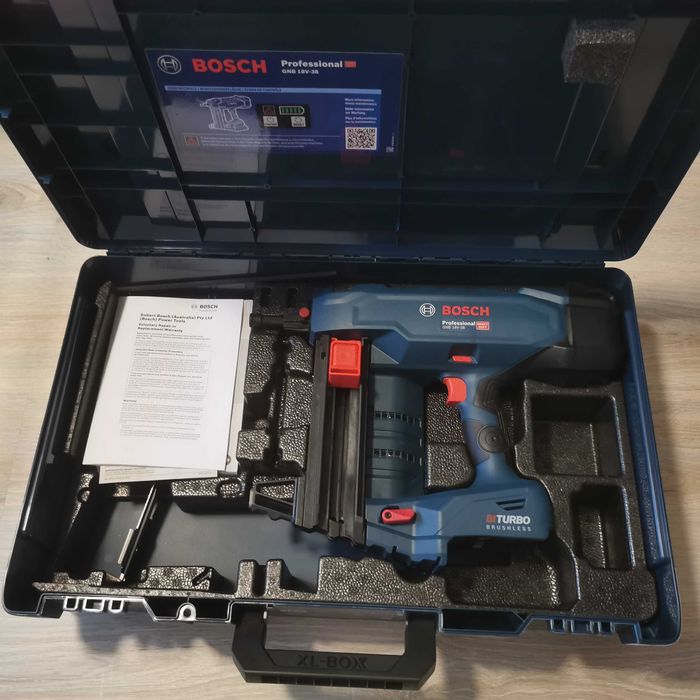 Akumulatorowa gwoździarka do betonu GNB 18V-38 Bosch 18v WALIZKA