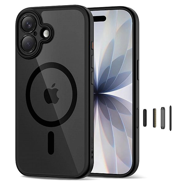 Tech-Protect Magpeak Magsafe Cc Iphone 17 Black/Clear