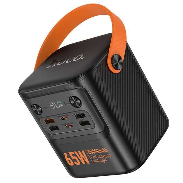 Повербанк для ноутбука HOCO J152 Pro 80000mAh 65W Швидка зарядка Black