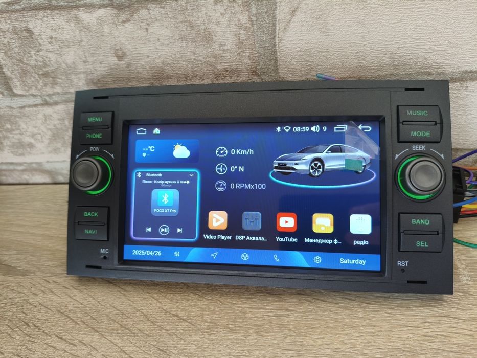 Магнітола/магнитола 2/32G 4 ядер для Ford Focus/Connect/C-max/Fiesta/F