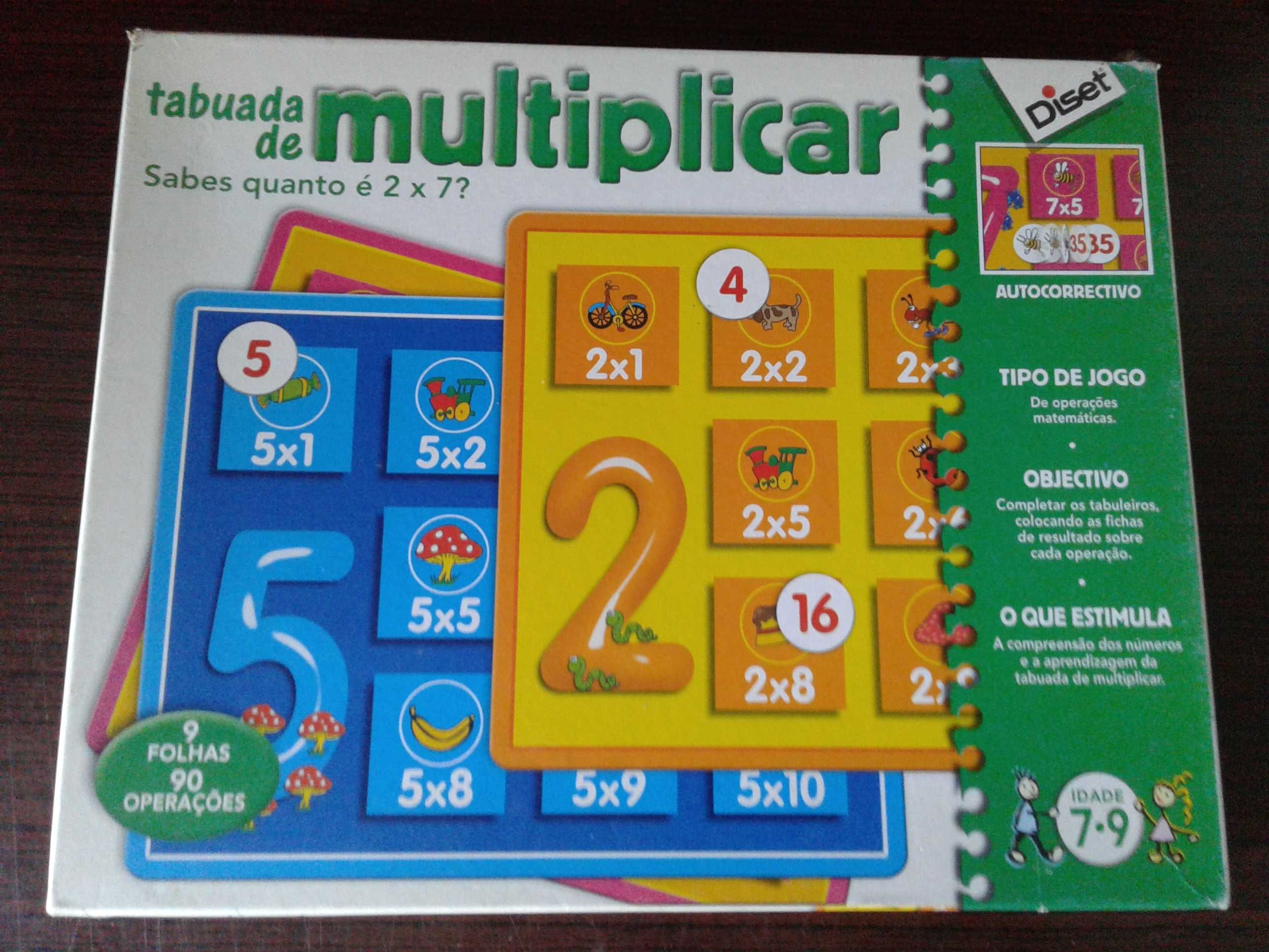 Jogo educativo "Tabuada de Multiplicar" como NOVO!