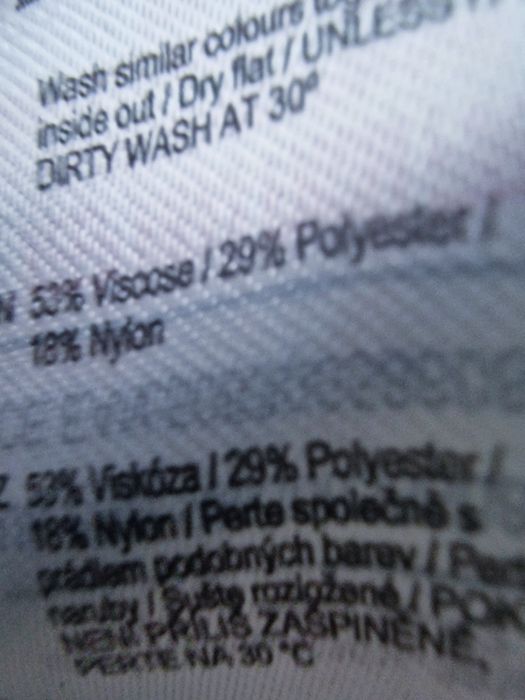 Pólgolwik prązkowany, ecru "F&F".