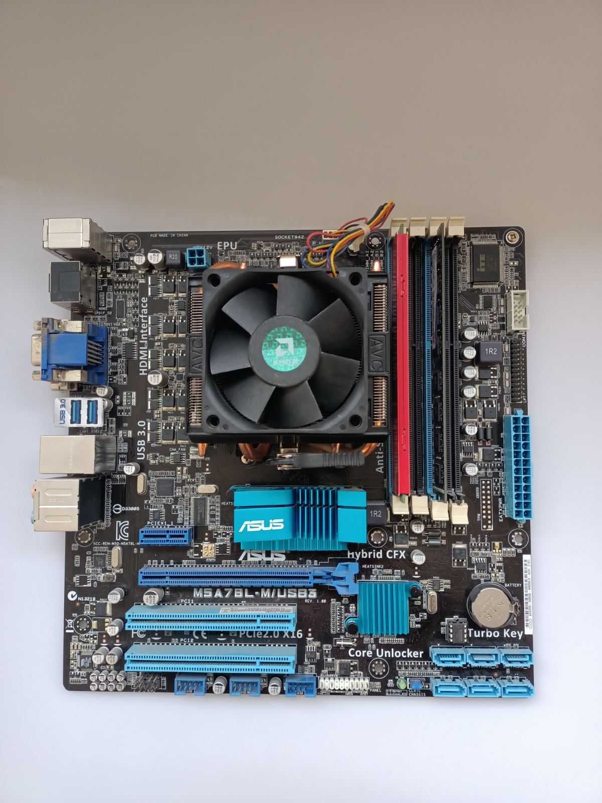 Продам проц AMD FX-6350 плюс мать M5A78L-M-PLUS-USB3