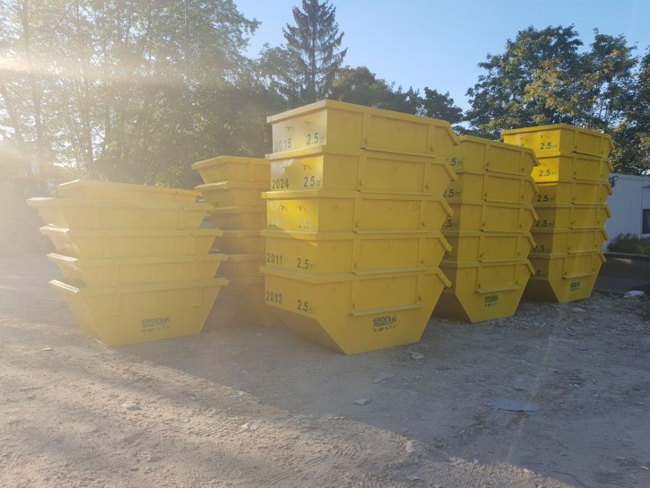 EKO-DYŚ WYWÓZ gruzu odpadów budowlanych kontenery, kontener, kolibki