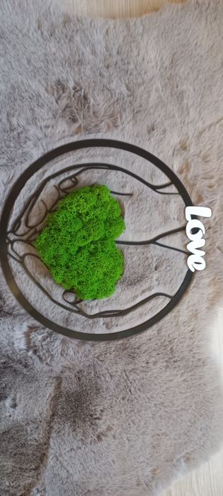 Obraz z mchu finskiego