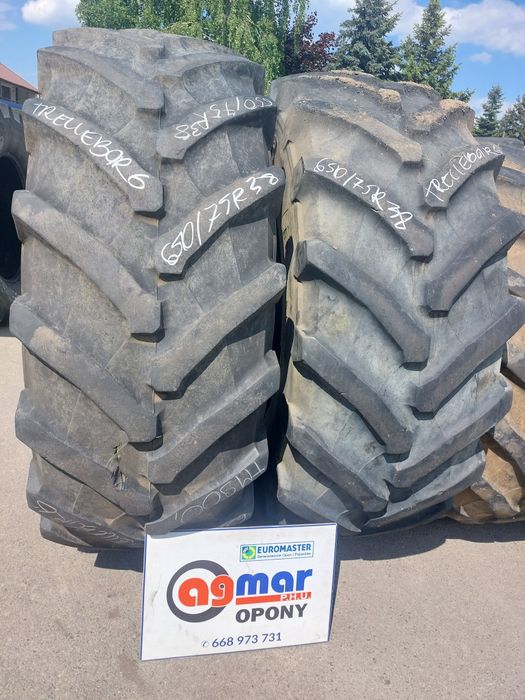 650/75R38 Trelleborg opony używane rolnicze para