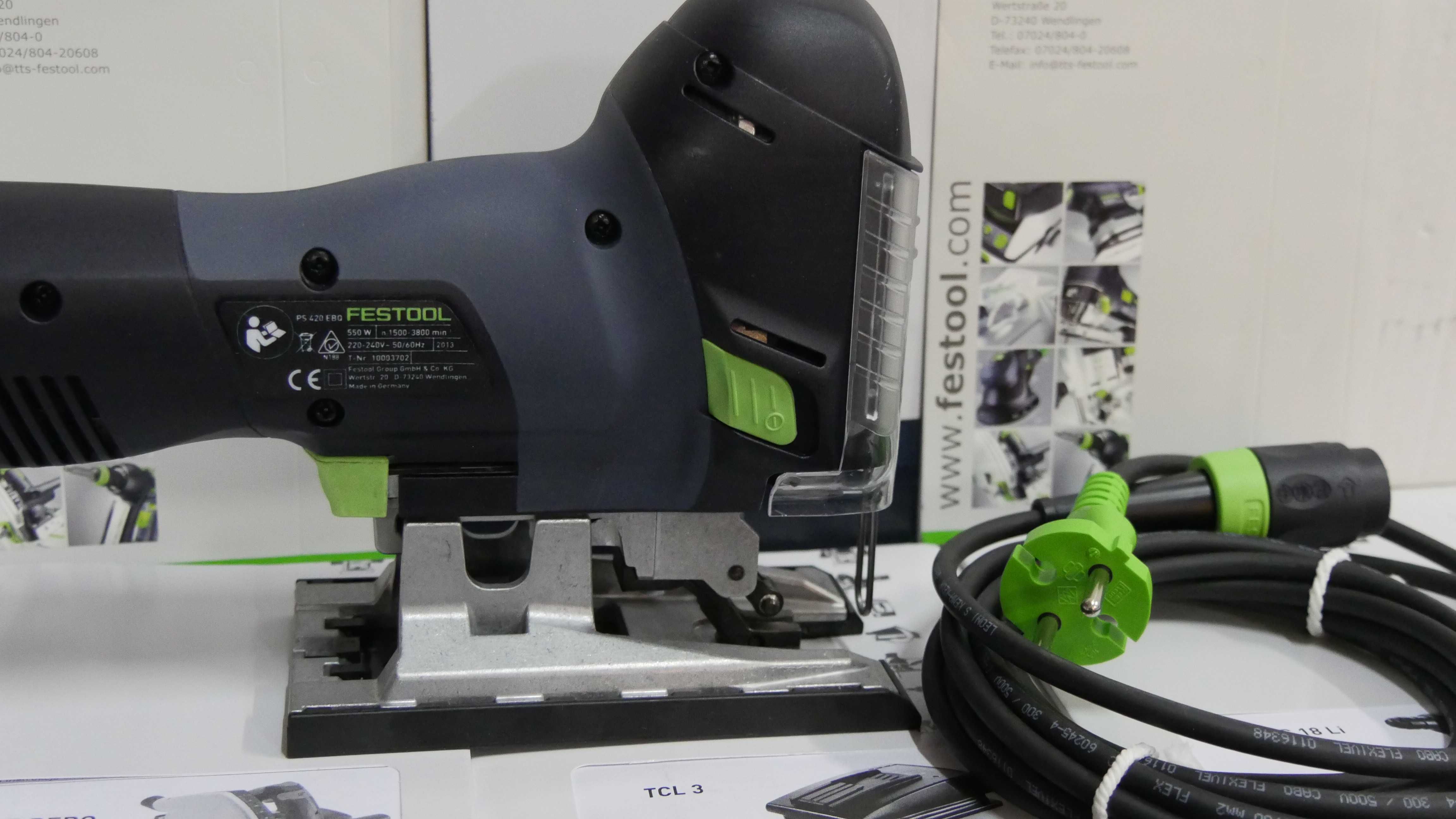 Wyrzynarka FESTOOL PS 420 EBQ-PLUS kabel 4m protool