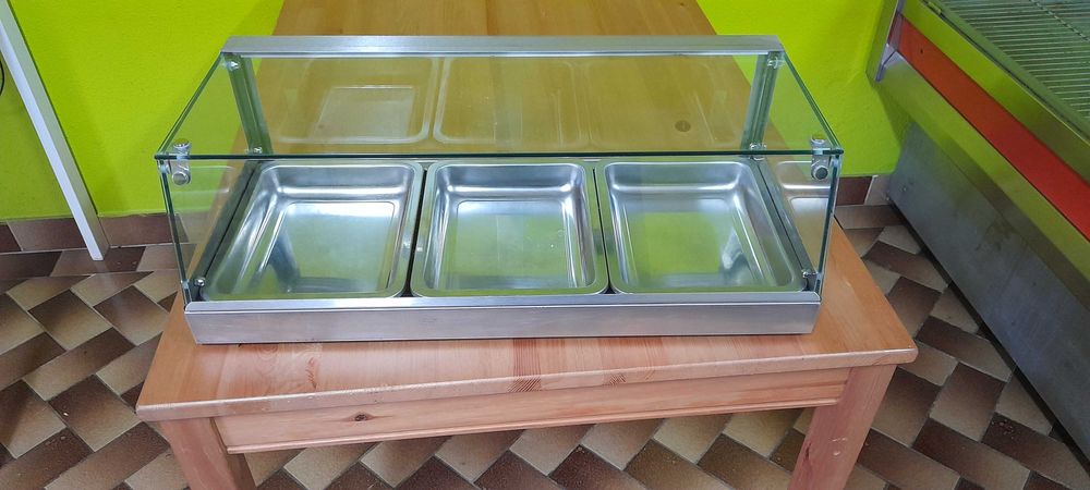 Vitrine de vidro para bolos ou petiscos