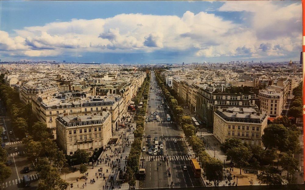 Картина, стекло с принтом фальш окна размер 1185*725 мм.