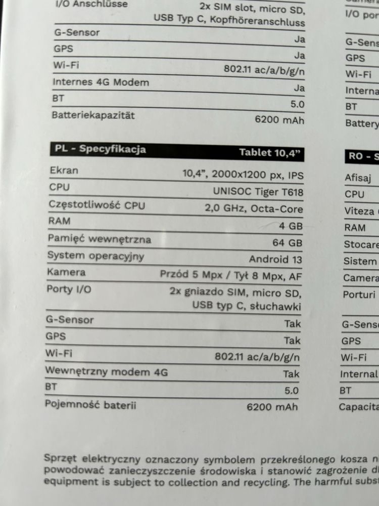 Tablet Kruger&Matz eagle1074