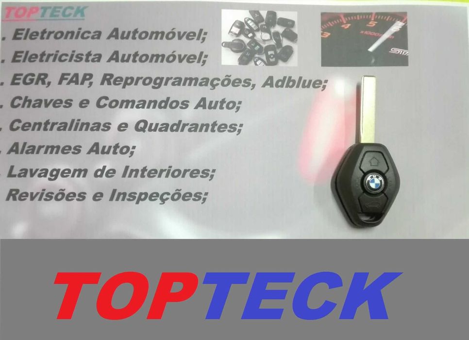 Chaves e Comandos para Viaturas BMW