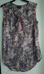 T-shirt com flores