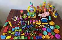 Игровой набор Play Doh для лепки пластилин карусель сладостей зубастик