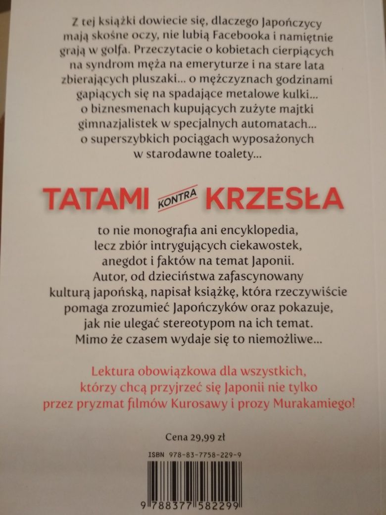 "Tatami kontra krzesła" Rafał Tomański