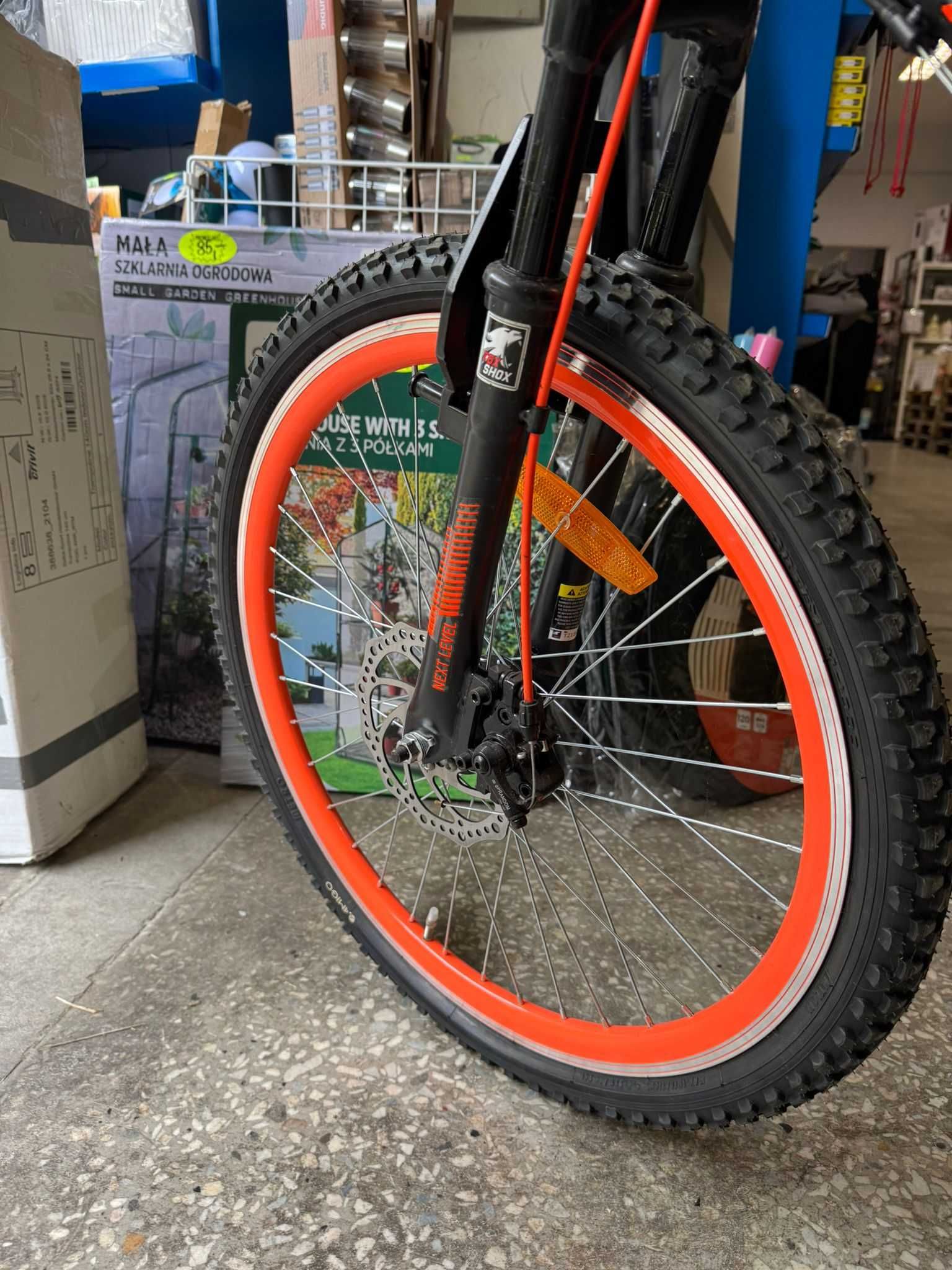 Amigo Next Level 24CAL 39 cm Junior Hamulce szczękowe Czarny/Pomarańcz