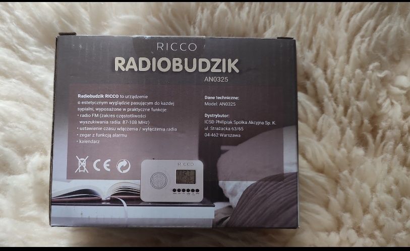 Radiobudzik Ricco marka Philipiak AN0325