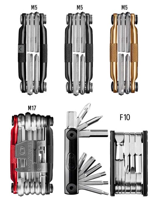 Мультитул ключі CrankBrothers M5 (Чорні/Мат/Золоті) / F10 / M17 (нові)