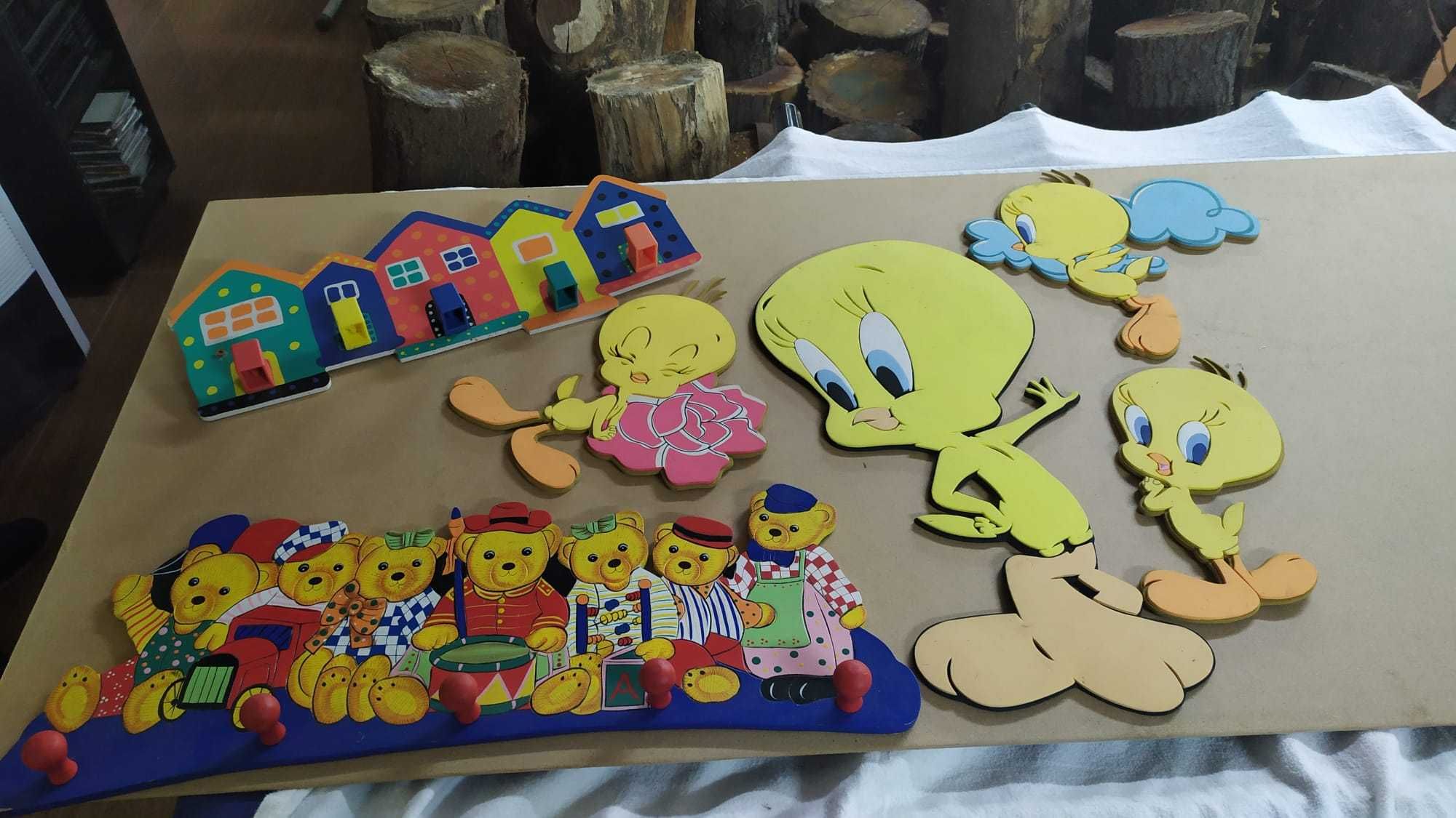 Cabides e Autocolantes da Tweety