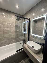 Дзеркало для ванної Aqua Rodos Омега 60х70 з підсвічуваням НОВЕ