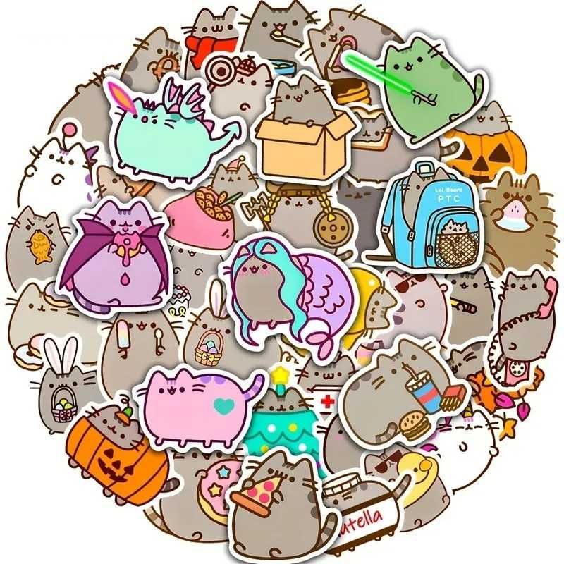 urodziny PUSHEEN topper toper dekoracje urodzinowe koty kotki