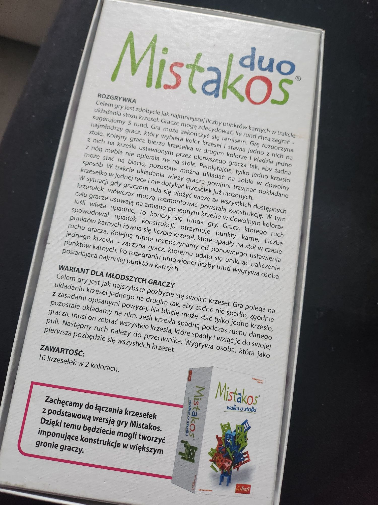 Mistakos duo krzesła