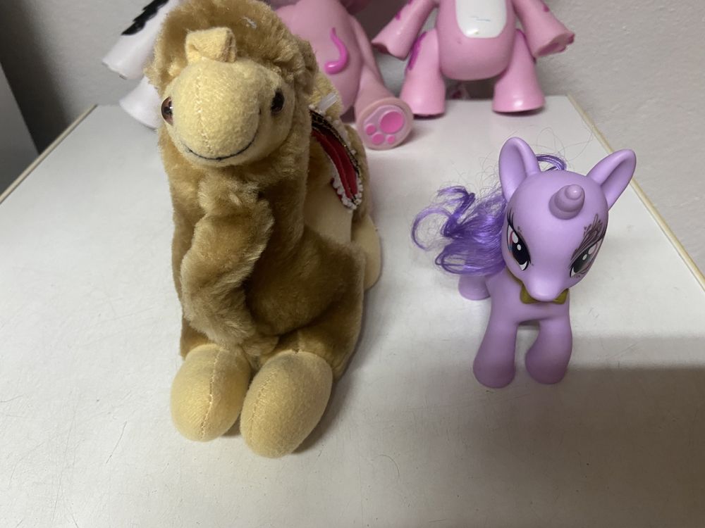 Um peluche e um ponei