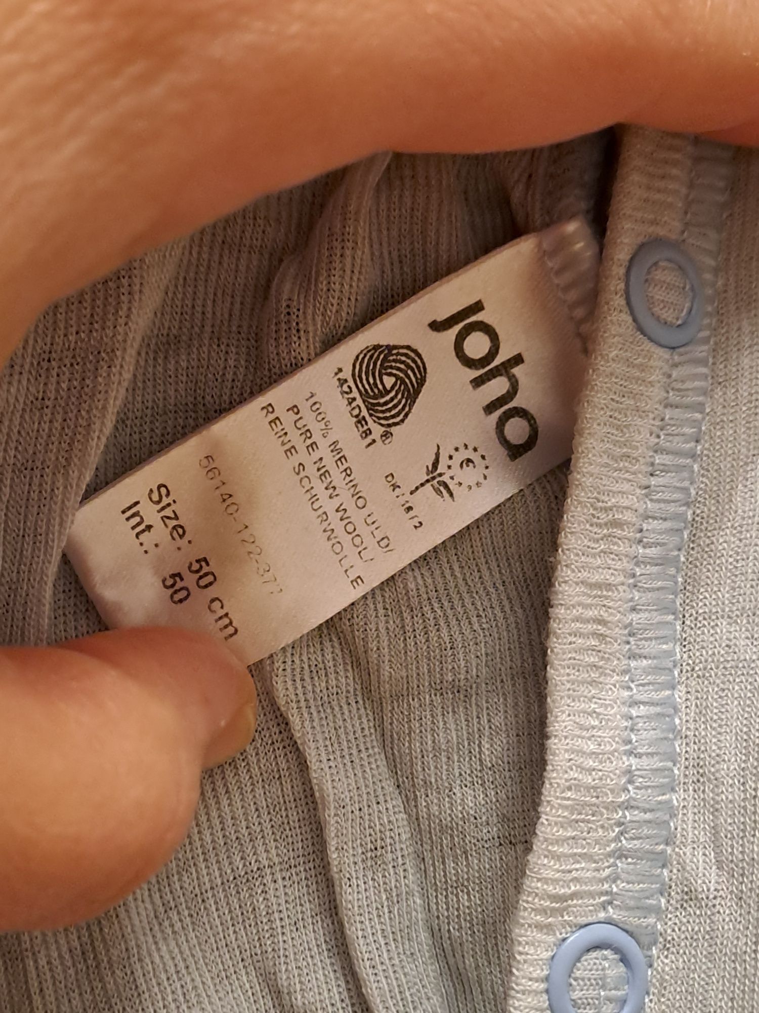 Rampers niemowlęcy merino r. 56 Joha