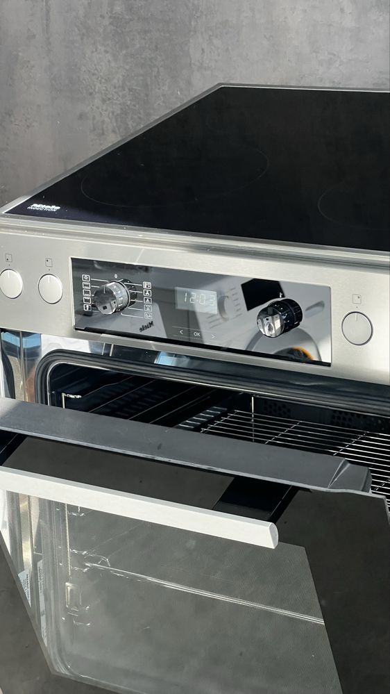 Залежна духова шафа + індукція Miele H2269-1l KM 7001 духовка индукция