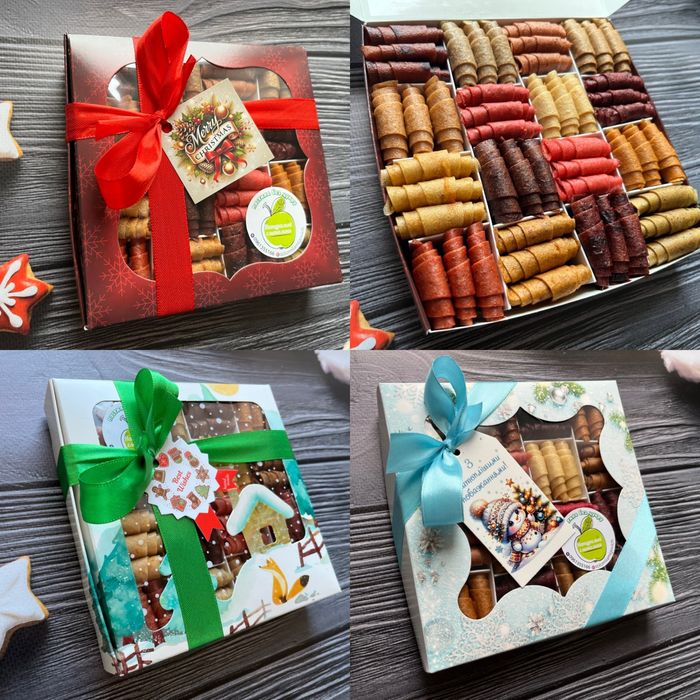 Подарункові набори пастили до свята Миколая та нового року
