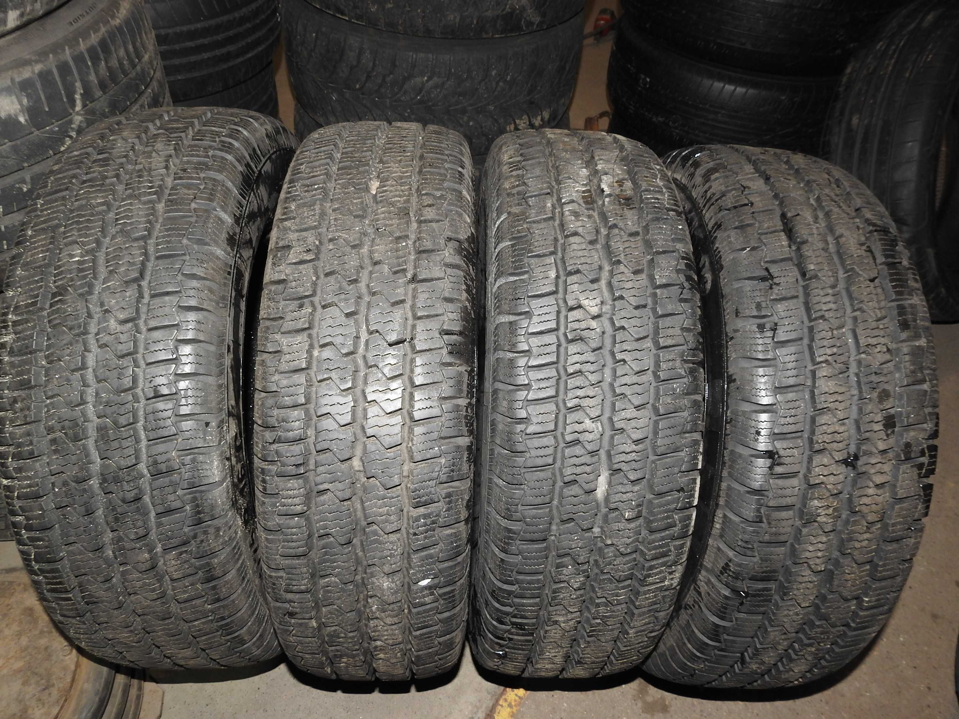 4x Continental Vanco Contact 2 Fur Season 225/75r16C 2x9,8 2x9,3mm 16r