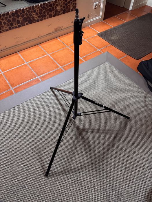 3 Light stands suporte luz fotografia + mala