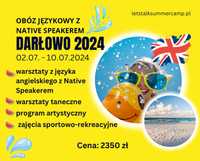 Letni obóz językowy z Native Speakerem, Darłowo 2024
