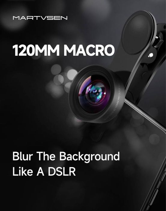 Макролінза MARTVSEN 120mm 10X HD